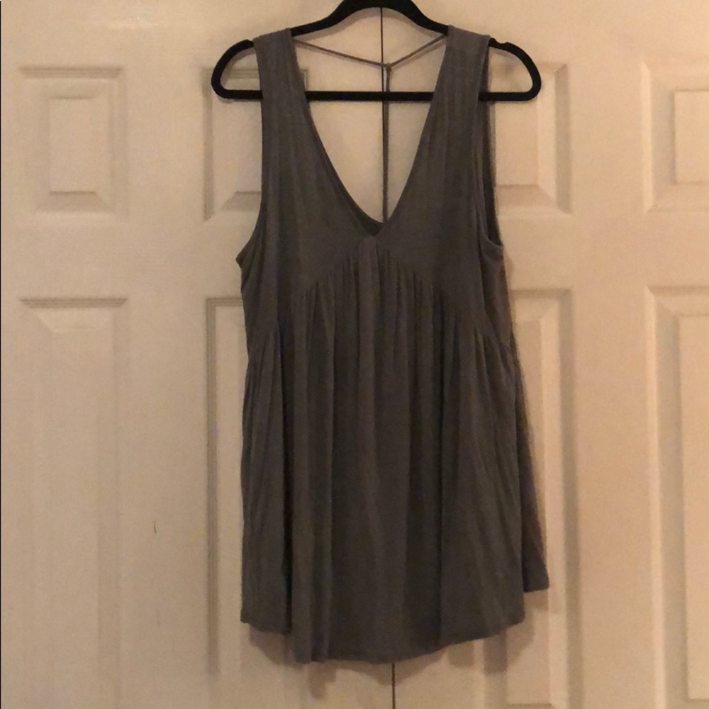 Dark grey tank top